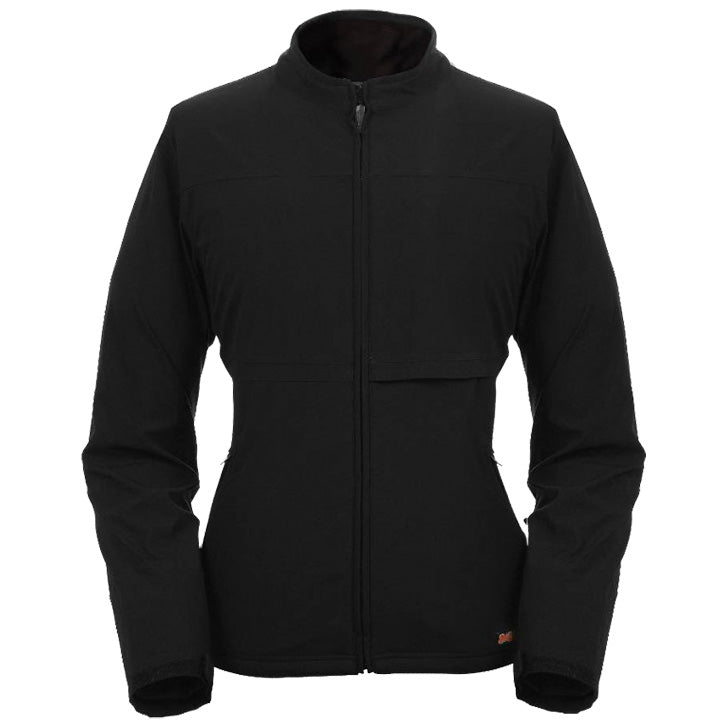 Mobile Warming Womens Heated Golf Softshell Jacket - Black