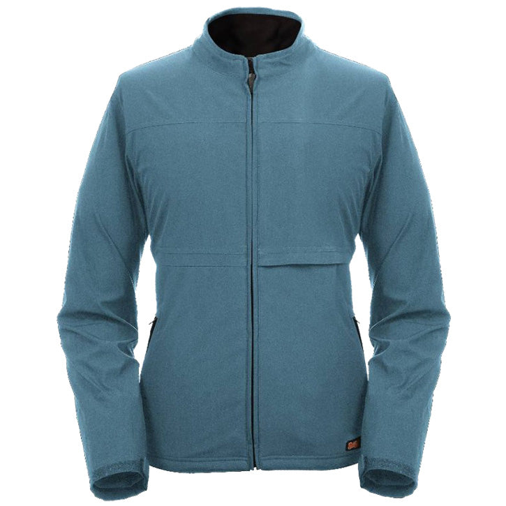Mobile Warming Womens Heated Golf Softshell Jacket - Blue