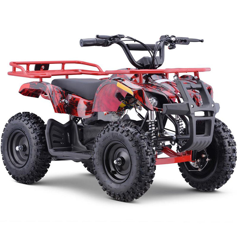 MotoTec Sonora Kids ATV - 36v 500w - Red Flame