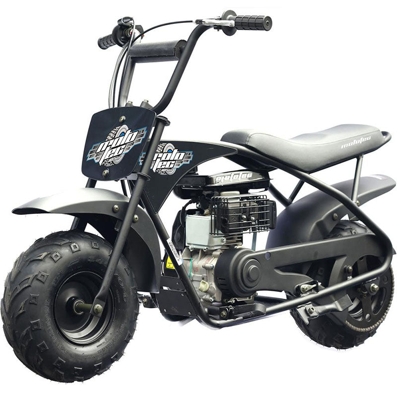 MotoTec Gas Powered Mini Bike - 105cc 3.5HP  - Black