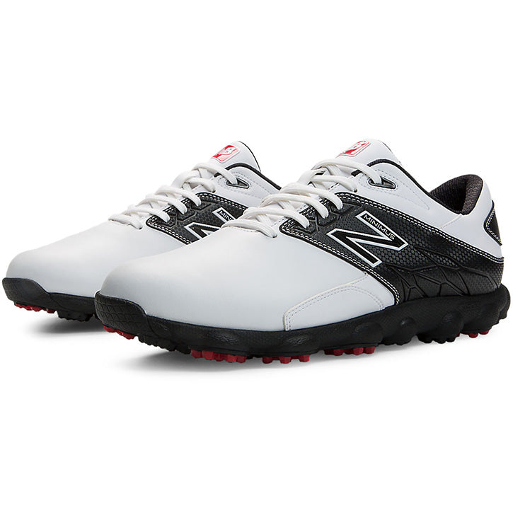 New Balance Minimus LX Golf Shoes - Mens White/Black