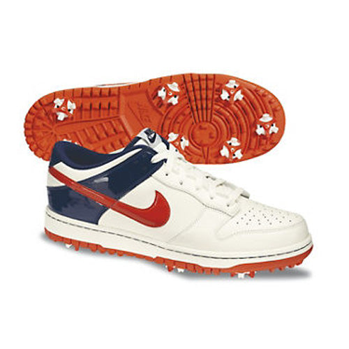 Nike 2013 Dunk NG Golf Shoes - Mens Sail/Orange/Blue