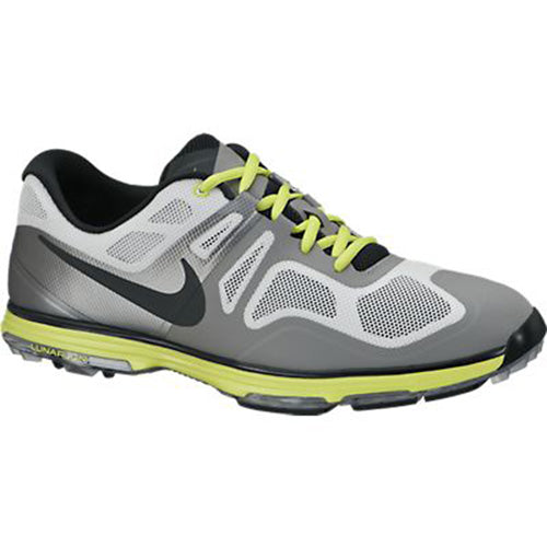 Nike Lunar Ascend Golf Shoes - Mens Grey/Black/Green
