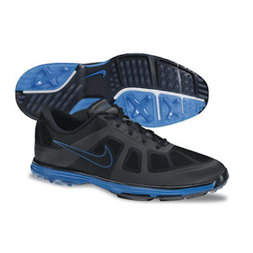 Nike 2013 Lunar Ascend Golf Shoes - Mens Black/Blue