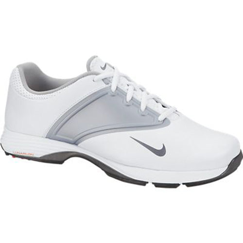 Nike Lunar Saddle Golf Shoes - Womens Wide White/Grey