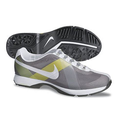 Nike 2013 Lunar Summer Lite Golf Shoes - Womens Wide Grey/White/Yellow