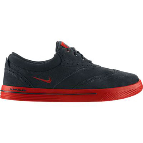 Nike Lunar Swingtip Suede Golf Shoes - Mens Black/Red