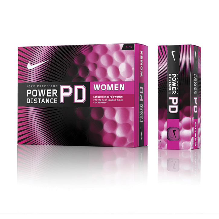 Nike Power Distance Balls - Womens Pink (1 Dozen)