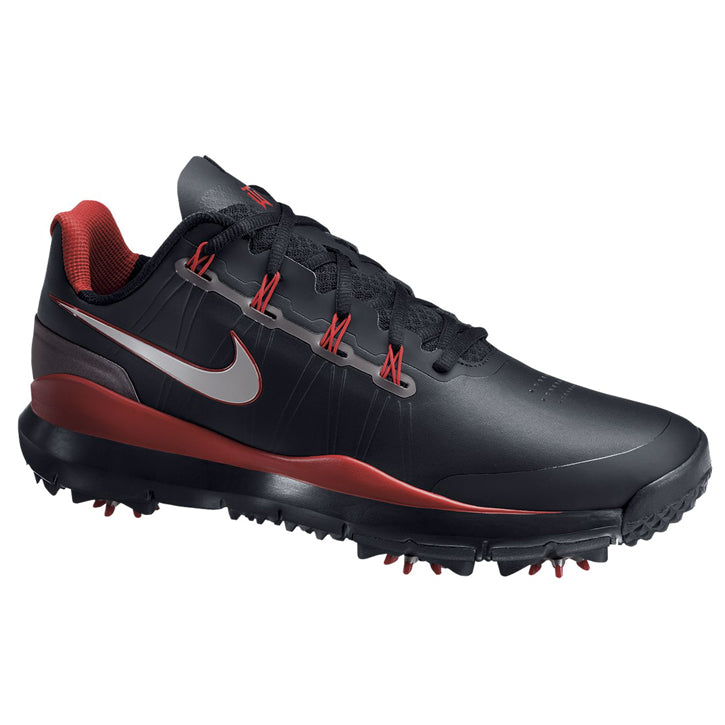 Nike TW '14 Golf Shoes - Black/Red/Metallic Grey