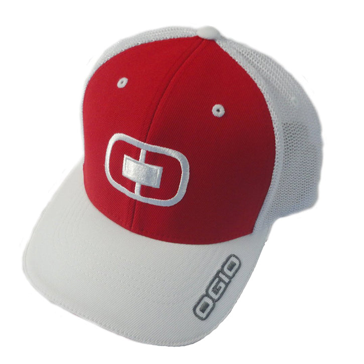 Ogio Ovent Golf Hat - White/Red