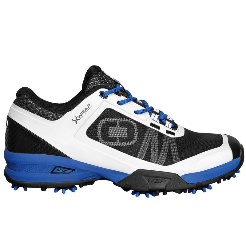 Ogio Sport Spiked Golf Shoes - White/Blue