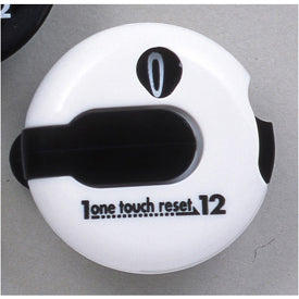 One Touch Reset Counter - White