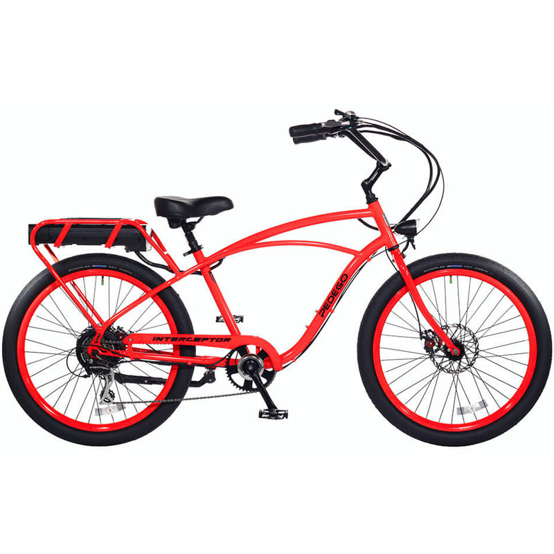 2019 Pedego Classic Interceptor III Electric Bicycle - Red