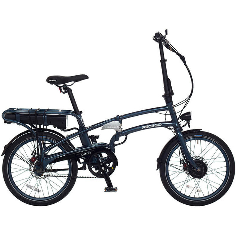 2019 Pedego Latch Folding Electric Bicycle - Space Blue