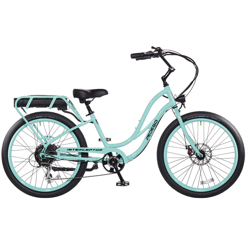 2019 Pedego Step Thru Interceptor III Electric Bicycle - Sea Foam