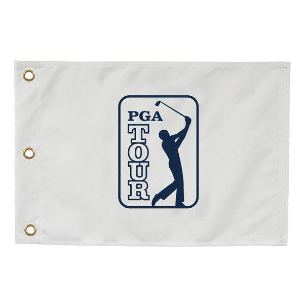 PGA Tour Embroidered Pin Flag - White/Blue