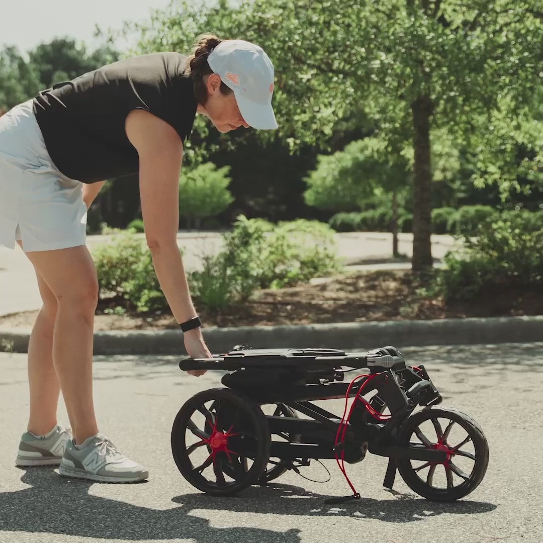 Bag Boy Slimfold Compact Golf Push Cart video