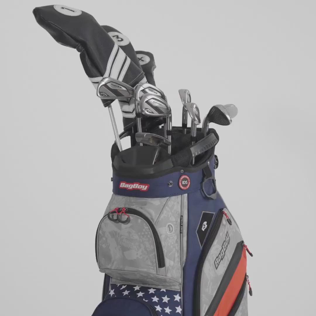 Bag Boy Chiller Pro Cart Golf Bag video