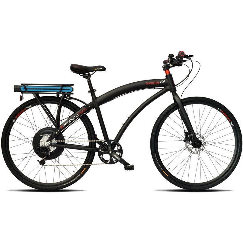 ProdecoTech Phantom 400 Electric Bicycle - Black