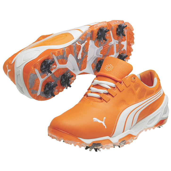 Puma Biofusion Golf Shoes - Mens Orange/White