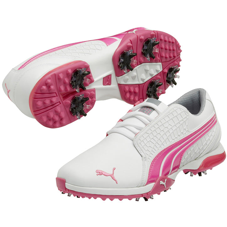 Puma Biofusion Golf Shoes - Womens White/Pink