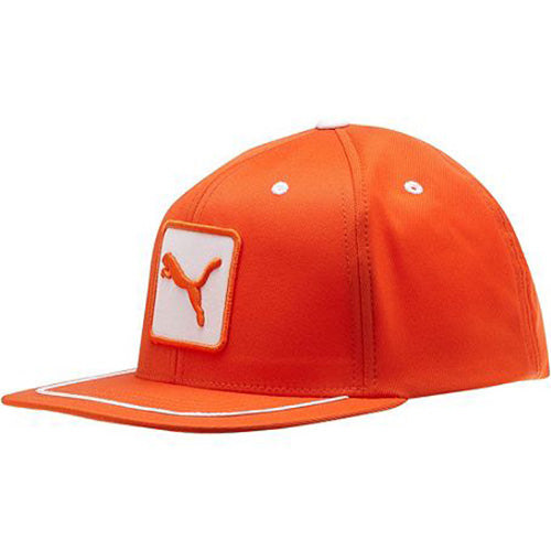 Puma Cat Patch 110 Stretch Snapback Youth Cap - Orange