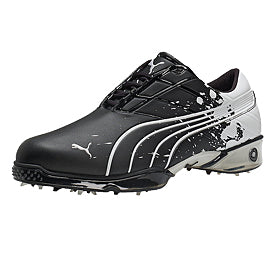 Puma Cell Fusion 2 Painterly Golf Shoe - Mens Black/White