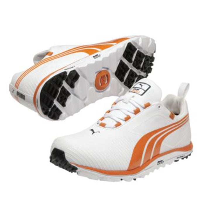 Puma FAAS Lite Golf Shoe - Mens White/Orange