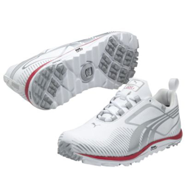 Puma FAAS Lite Golf Shoe - Womens White/Silver/Pink