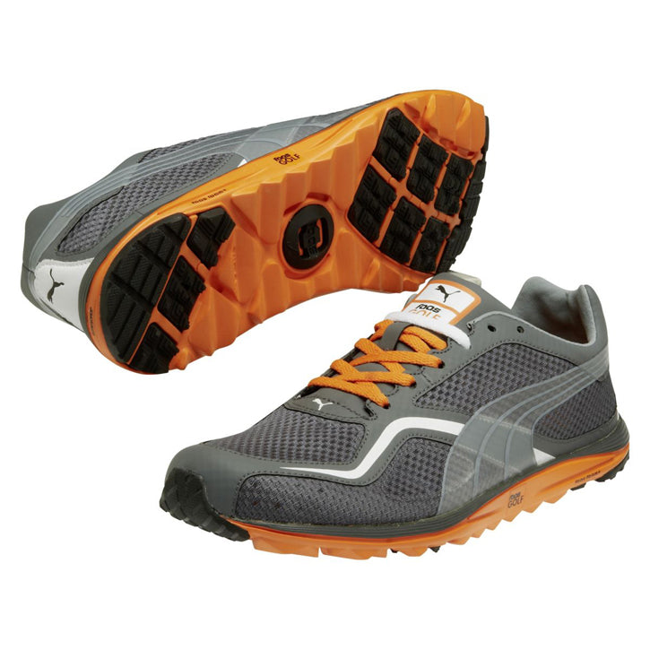 2014 Puma Faas Lite Mesh Mens Golf Shoes - Orange/White