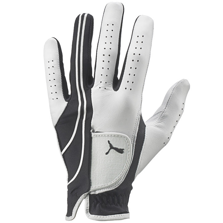 Puma Form Stripe Performance Golf Glove - Black/White