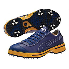 Puma Club 917 Bright Golf Shoes - Mens Limoges/Gold Fusion