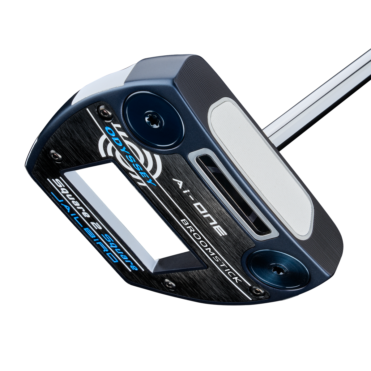 Odyssey Ai-ONE Square 2 Square Jailbird Broomstick Center Shaft Putter - view 4