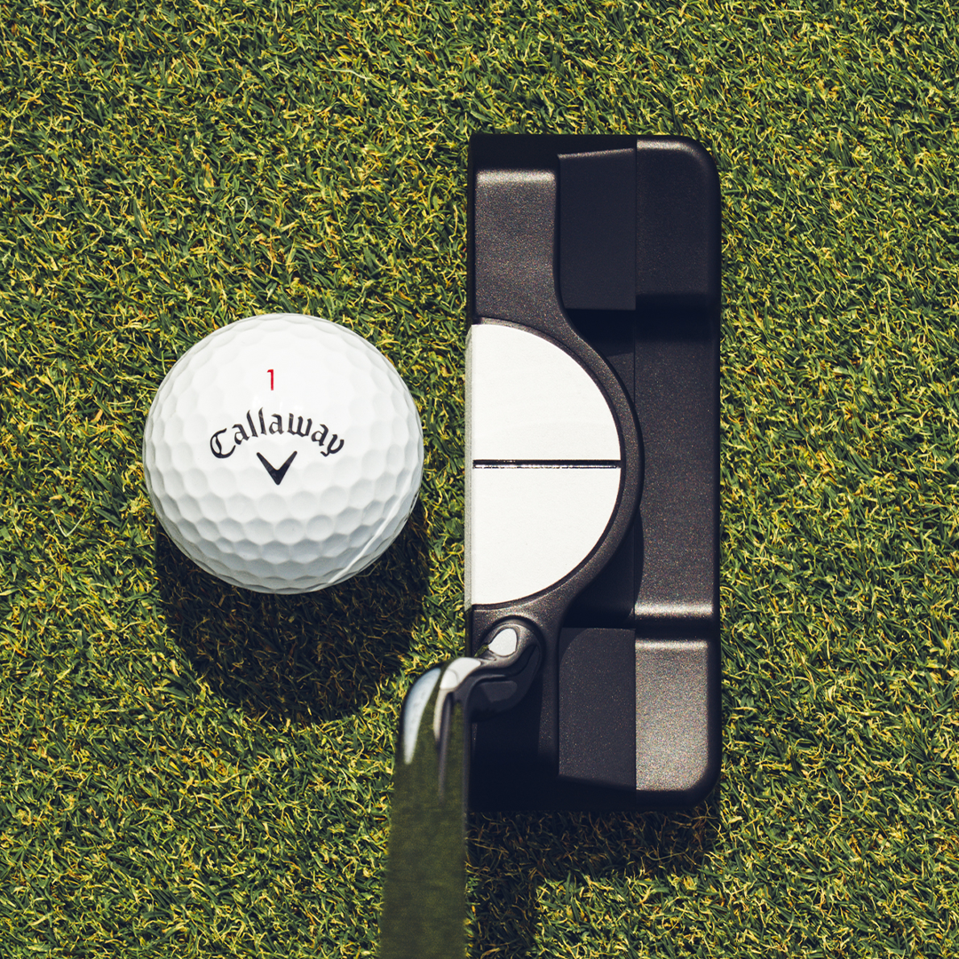 Odyssey Ai-DUAL Double Wide ½ Ball Putter - view 2