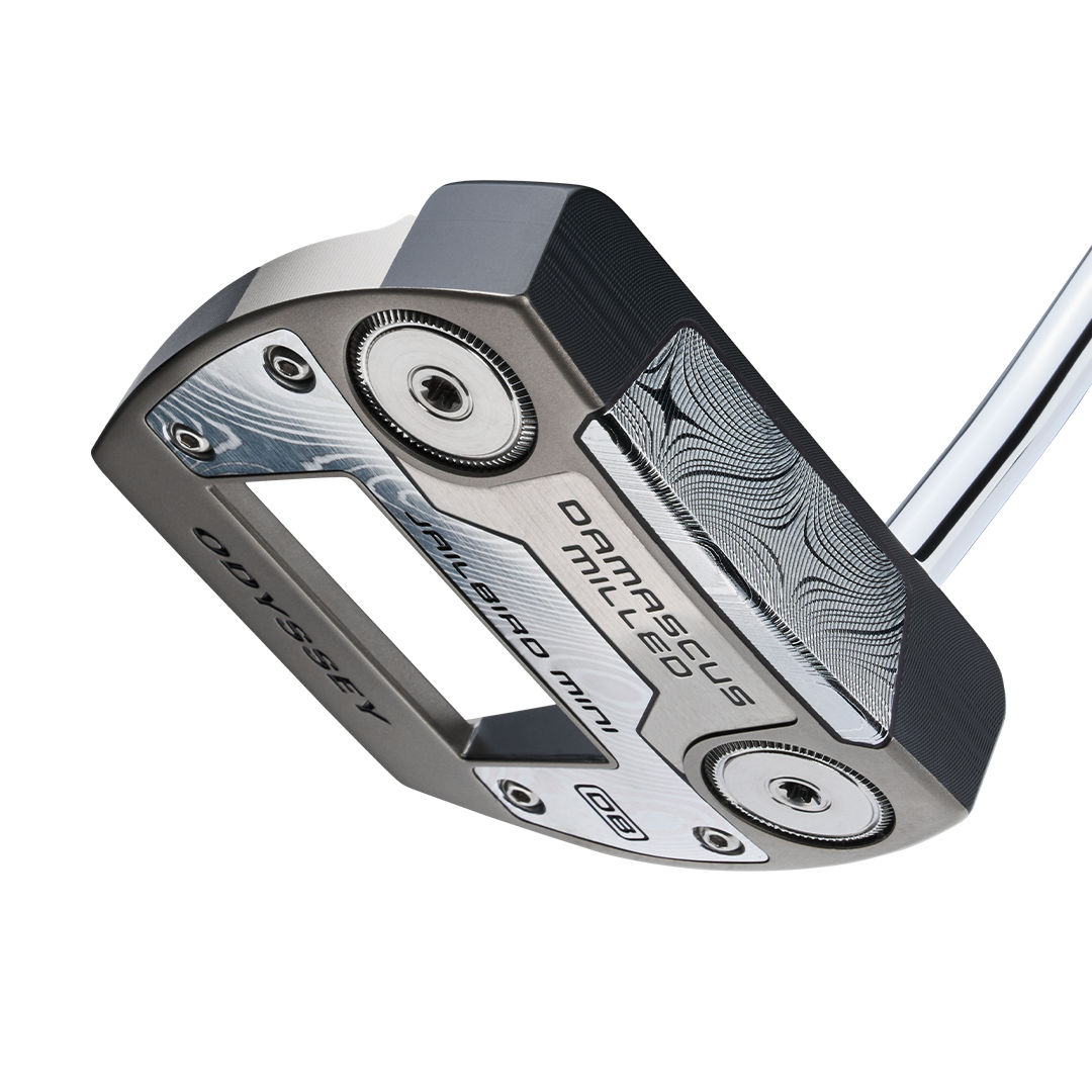 Odyssey Damascus Milled Jailbird Mini Double Bend Putter - view 5
