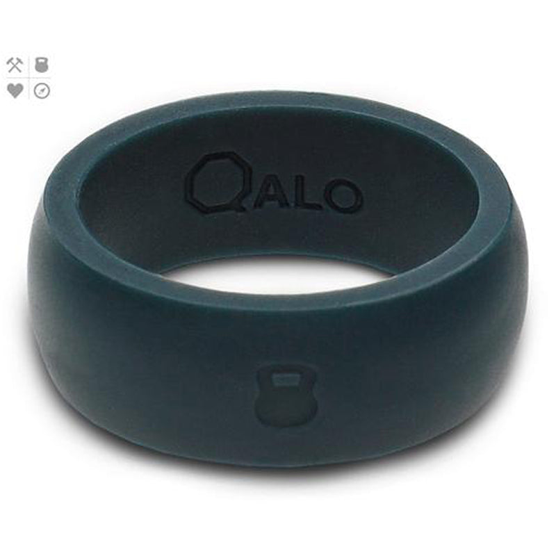 QALO Slicone Wedding Ring - Classic - Mens Slate Grey
