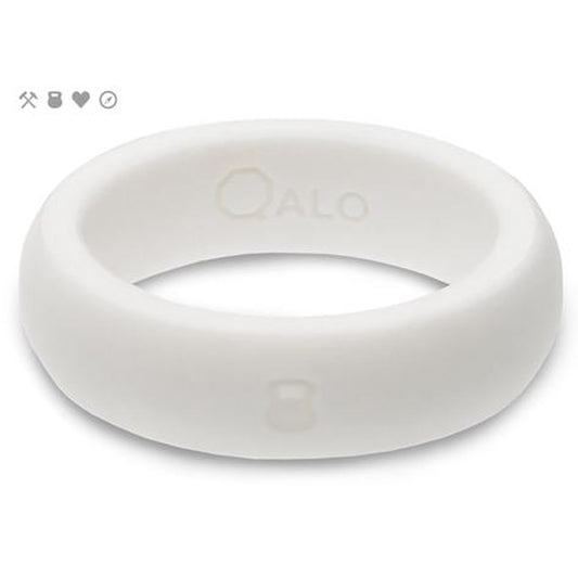 QALO Slicone Wedding Ring - Classic - Womens White