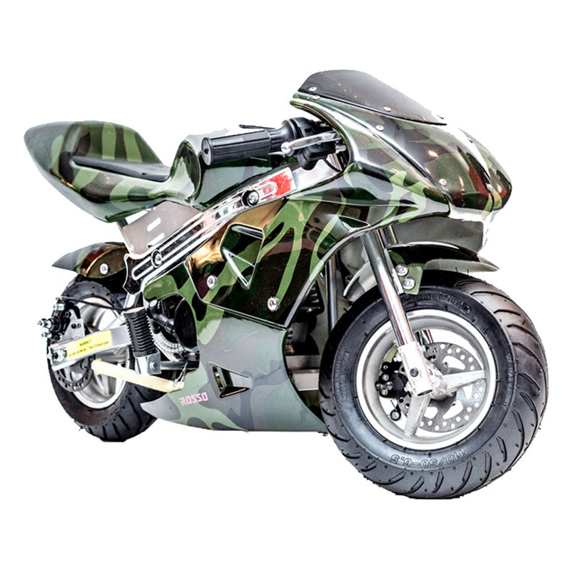 Rosso Gas Pocket Bike 33cc 2-Stroke - Urban Camo