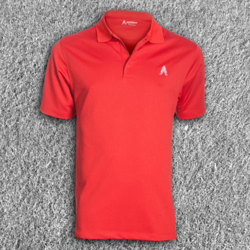 Royal & Awesome Mens Polo Shirt - Red