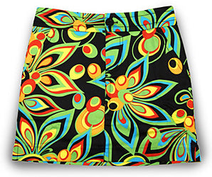 Loudmouth Golf Skort - Shagadelic Black