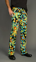 Loudmouth Golf Par Five Pants  Shagadelic Black