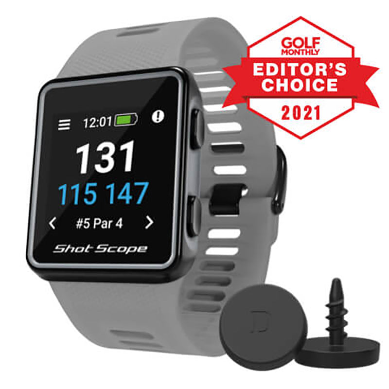 Shot Scope V3 GPS Golf Watch - Grey