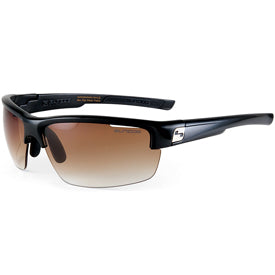 Sundog Draw Sunglasses - Shiny Black/Mela Lens