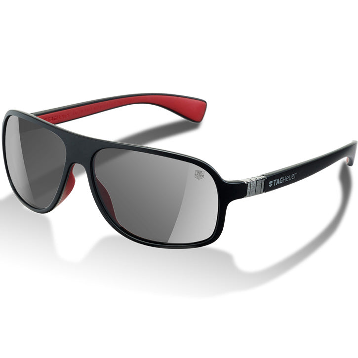 Tag Heuer Legend Sunglasses - Black/Red/Grey