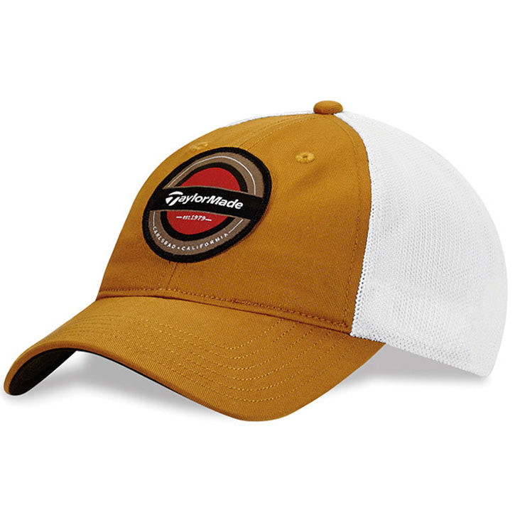 Taylormade Classy Trucker Hat - Dark Gold/White