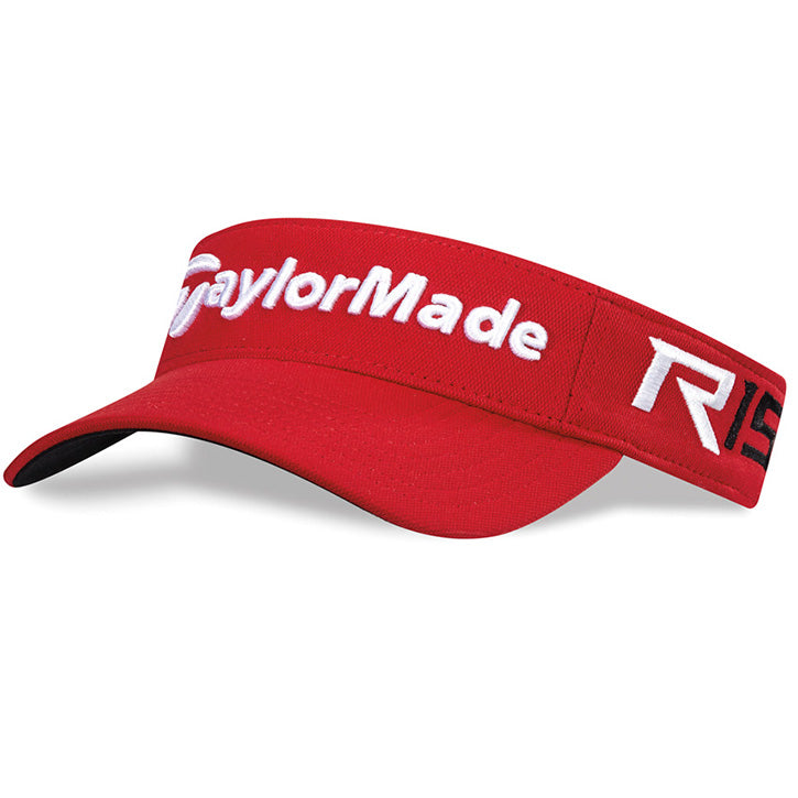 Taylormade Tour Radar Golf Visor - Red