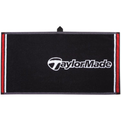 2012 TaylorMade Players Towel - Black/White/Red