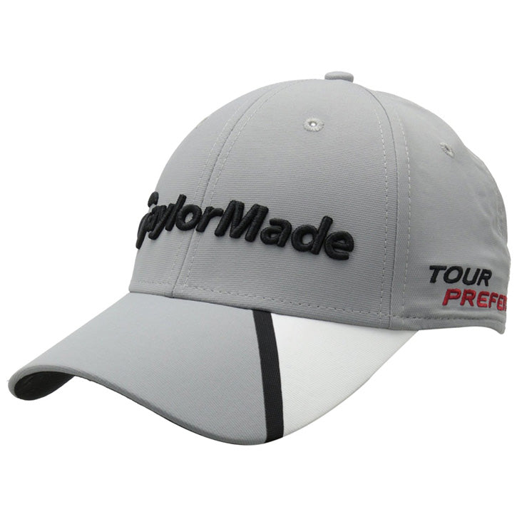 TaylorMade Tour Split Golf Hat - Grey/White