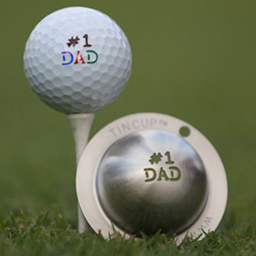 Tin Cup Golf Ball Marker - Fathers Day