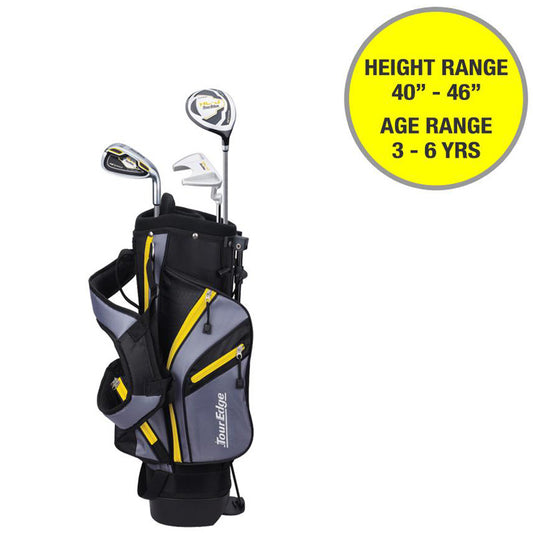 Tour Edge Hot Launch HL-J Junior Golf Set - Yellow (Ages 3-6)